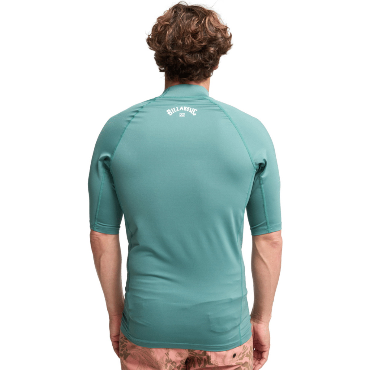 2026 Billabong Mens Waves All Day Short Sleeve Rash Vest EBYWR00101 - Sea Green